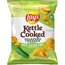 40% Less Fat Jalapeno Cheddar Chips